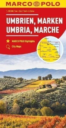 Itálie č.8-Umbrien, Marken mapa 1.200T