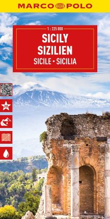 Sicílie 1:225 000 (Itálie č. 14) / cestovní mapa MARCO POLO