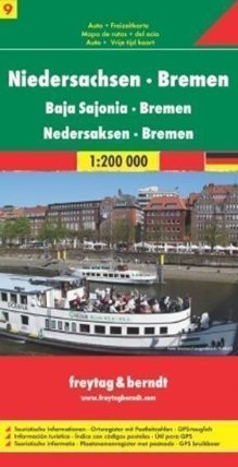 Niedersachsen-Bremen/Dolní Sasko,Brémy 1:200T/automapa