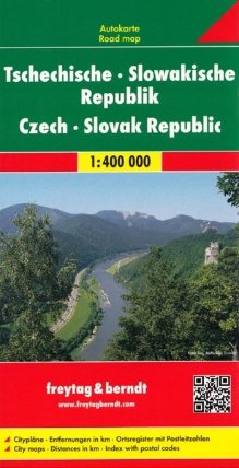 Česká a Slovenská republika 1:400 000/oboustranná automapa