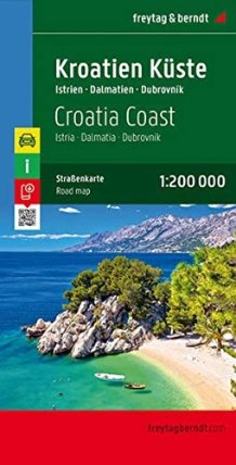 Chorvatské pobřeží – automapa