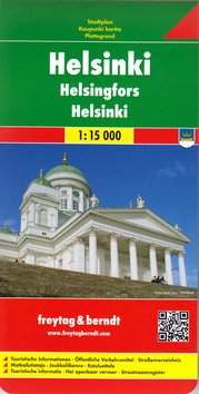 Helsinky 1:15T/plán města