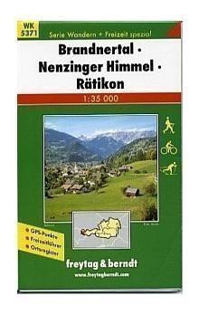 Brandnertal 1:35 000 / Turistická mapa