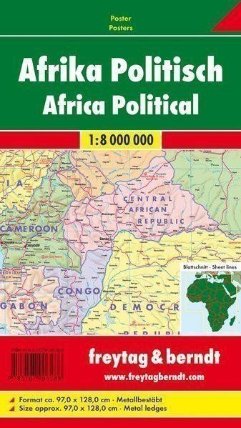 AFR B Afrika 1:8 000 000 lištovaná