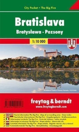 Bratislava 1:10T/kapesní plán centrum, lamino
