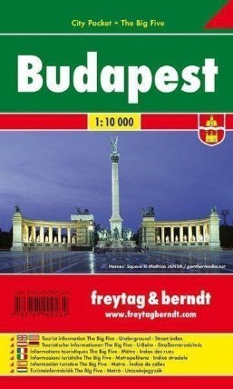 Budapešť 1:10T/kapesní plán města