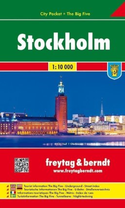 Stockholm 1:10 000 - Plán města (kapesní)