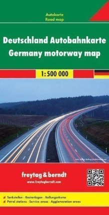 Deutschland Autobahnkarte/Německo1:500T/dálniční mapa