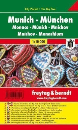 Munich, München/Mnichov 1:10T/kapesní plán města