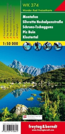 WK 374 Montafon Silvretta Hochalpenst 1:50 000/mapa