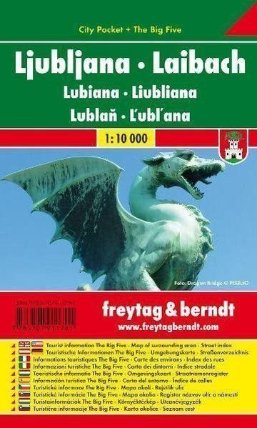 Ljubljana,Laibach/Lublaň 1:10T/kapesní plán města
