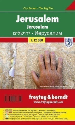 Jerusalem/Jeruzalém 1:12,5T/9T/kapesní plán města