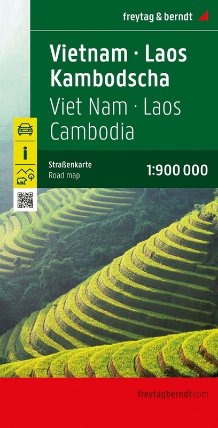 Vietnam,Laos,Kambodža 1:900T/mapa