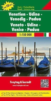 Venetien-Udine-Venedig-Padua/Benátsko,Udine,Benátky,Padova 1:150T/automapa