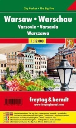 Warsaw, Warschau/Varšava 1:12T/kapesní plán města