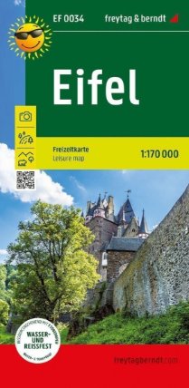 Eifel, průvodce dobrodružstvím 1:170 000 / turistická a cykloturistická mapa