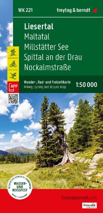 Liesertal - Maltatal - Millstätter See - Spittal an der Drau - Nockalmstraße 1:50 000 / tu