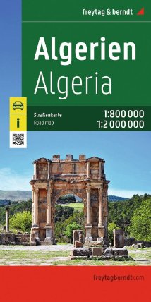 Alžírsko 1:800 000 - 1:2 000 000 / automapa