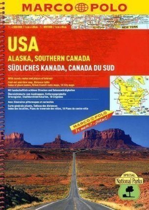 USA ,Alaska,Southern Canada MD 1:4M/1: