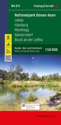 WK 013 Nationalpark Donau-Auen, Lobau, Hainburg, Marchegg, Gänserndorf,1:50 000/mapa
