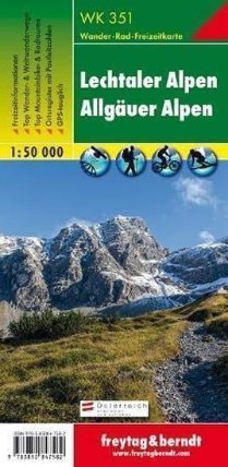WK 351 Lechtaler Alpen-Allgäuer Alpen 1:50 000/mapa