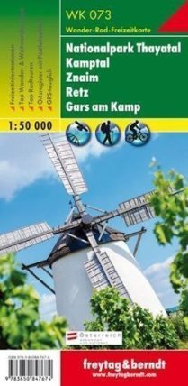 WK 073 Nationalpark Thayatal – Kamptal – Znaim – Retz – Gars am Kamp 1:50 000/mapa