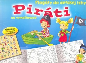 Piráti Plagáty do detskej izby na vymaľovanie