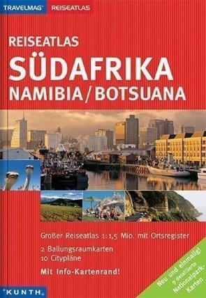 Jižní Afrika, Namíbie, Botswana atlas V