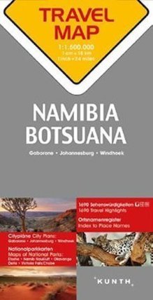 Namibie / Botswana 1:1,5M TravelMap KU
