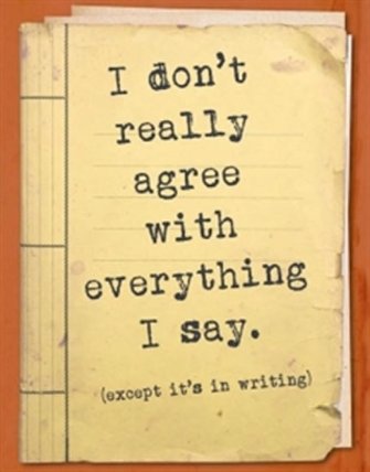 Zápisník - I don't really agree