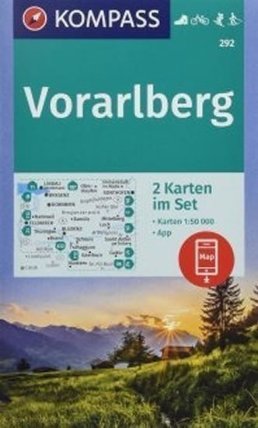 Vorarlberg (sada 2 mapy) 292 NKOM