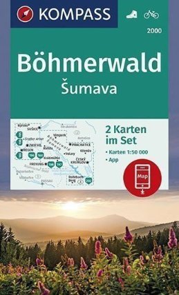 Šumava soubor 2 map 2000 NKOM 1:50T