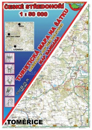 České středohoří šátek s mapou