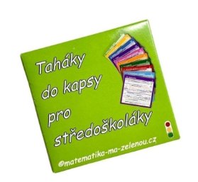 Taháky do kapsy pro středoškoláky - Matematika (kartičky v&nbsp;krabičce)