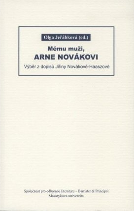 Mému muži, Arne Novákovi: Výběr z dopisů Jiřiny Novákové-Haaszové