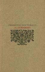 Promotio Doctoralis A. I. Schamsky