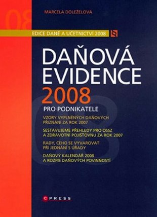 Daňová evidence 2008