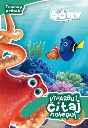 Hľadá sa Dory - Filmový príbeh - Vyfarbuj, čítaj, nalepuj