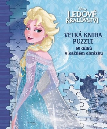 Ledové království Velká kniha puzzle