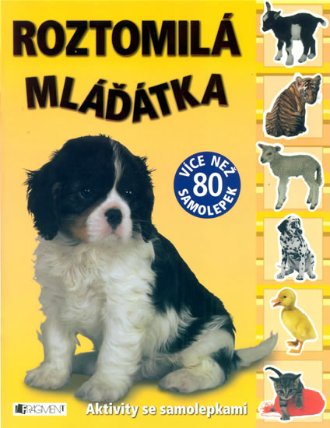 Roztomilá mláďátka - aktivity s nálepkam