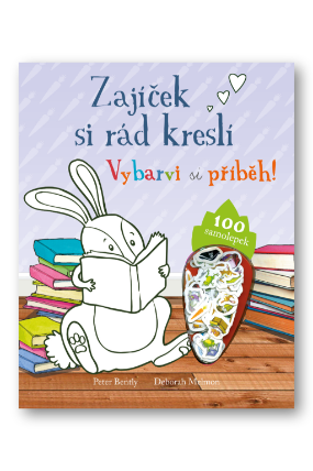 Zajíček si rád kreslí - Vybarvi si příběh!