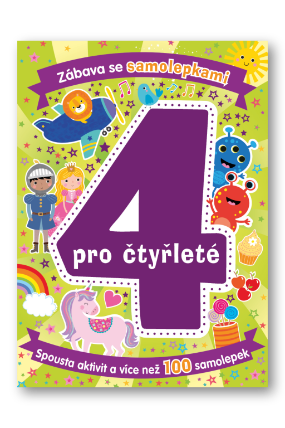 Zábava se samolepkami pro čtyřleté