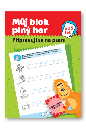 Můj blok plný her od 5 let - Připravuji se na psaní