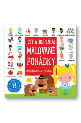 Malované pohádky - Čti a doplňuj