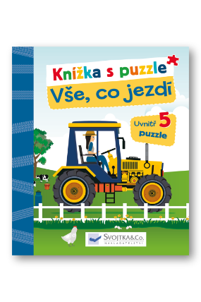 Vše, co jezdí - Knížka s puzzle