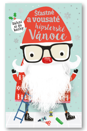 Šťastné a vousaté hipsterské Vánoce