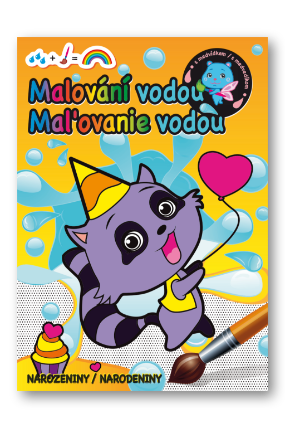 Malování / Maľovanie vodou - Narozeniny / Narodeniny