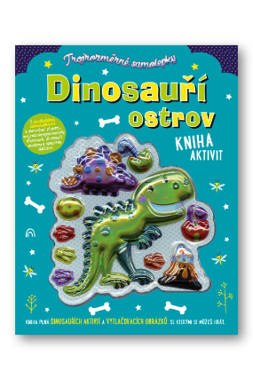 Trojrozměrné samolepky Dinosauří ostrov