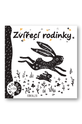Zvířecí rodinky - Černobílá knížka