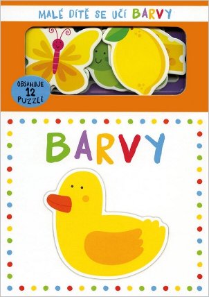 Malé dítě se učí barvy